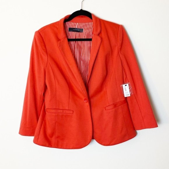 The Limited Jackets & Blazers - NWT Limited Work Wear Red Blazer Jacket Large